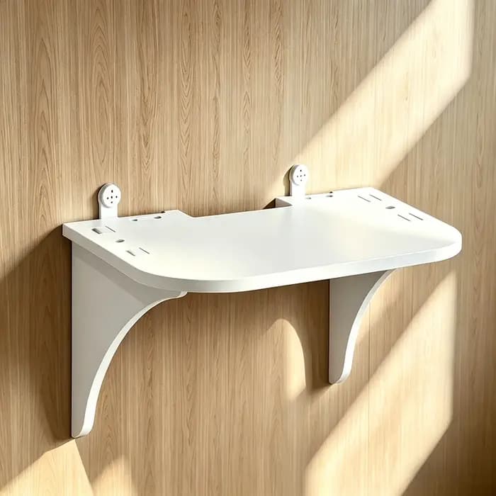Étagère Murale Flottante avec Crochets pour Routeur, Décodeur, Projecteur, Multiprise – Rangement Su