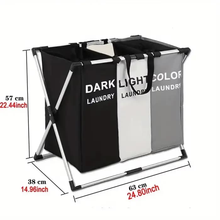 1-3 grilles panier à linge pliable vêtements sales organisateur salle de bain panier de rangement ét