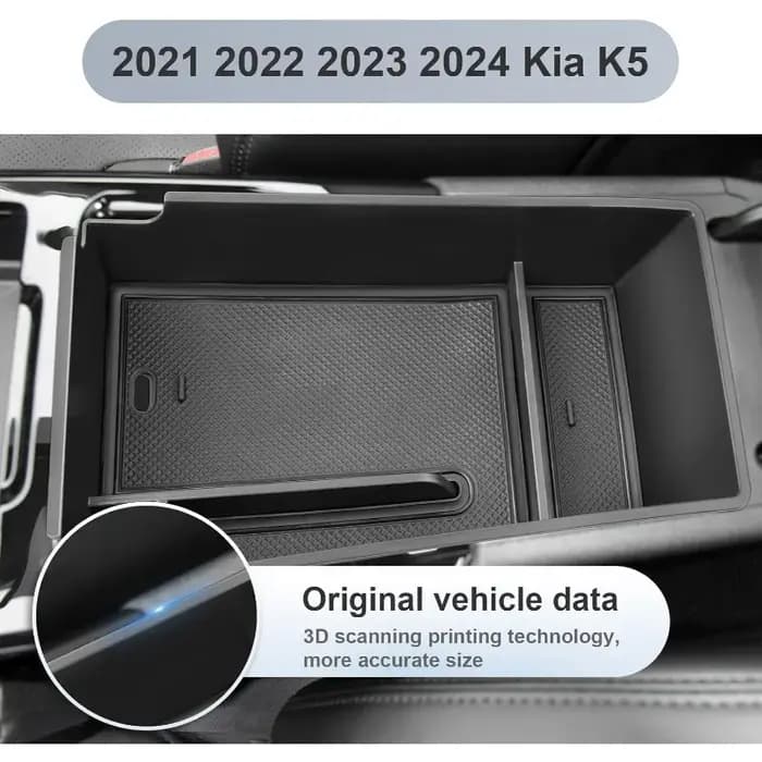 Pour 2021 2022 2023 2024 Kia K5 Console centrale organisateur 2023 2024 K5 boîte de rangement