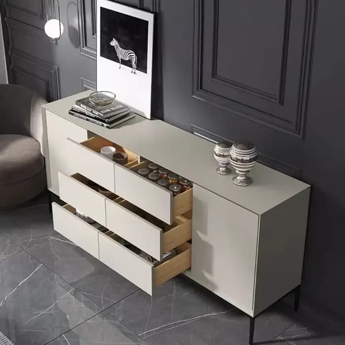 Design Salon armoires décoration vitrine rangement cuisine tiroirs