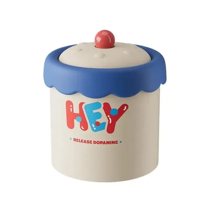 Poubelle de bureau petite et mignonne avec couvercle