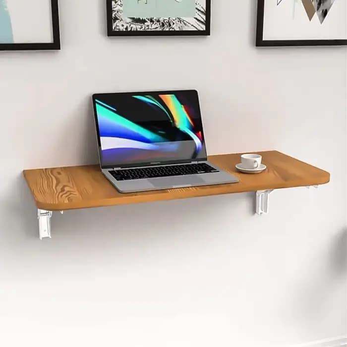 Supports d'étagère pliables blancs de 6 pouces
