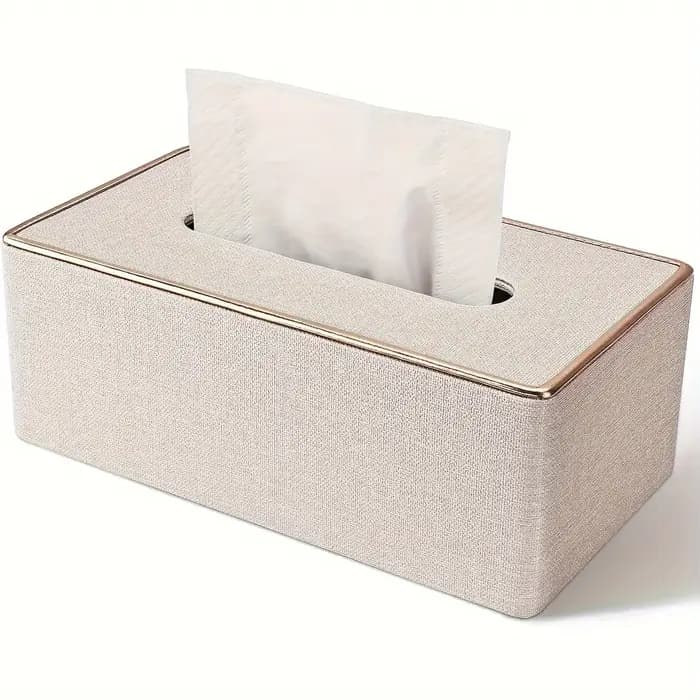 Boîte à mouchoirs en cuir de Style européen, avec conception créative de calandre de voiture pour bureau, maison et Restaurant