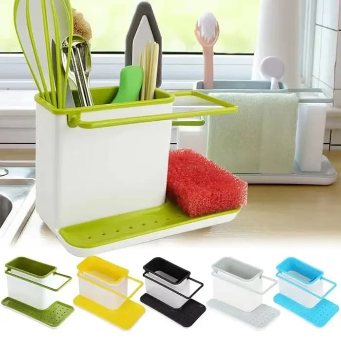 Étagère organisateur cuisine évier appareil support filtre à eau stockage vaisselle tissu