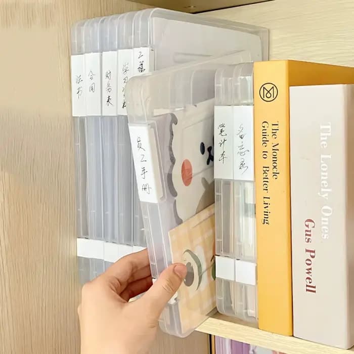 Boîte de rangement de fichiers A4