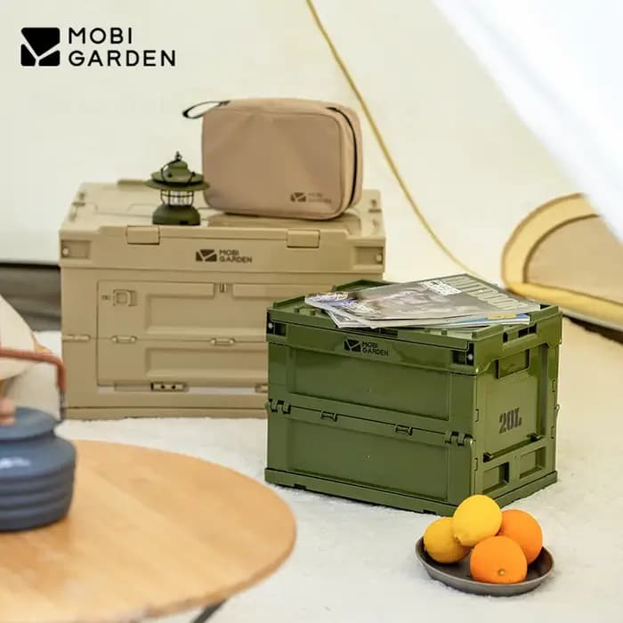 MOBI GARDEN-Boîte de Rangement Pliante Portable de Grande Capacité