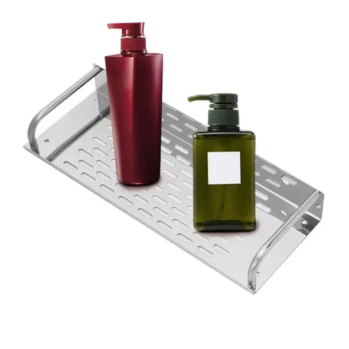Étagère de rangement murale en acier inoxydable