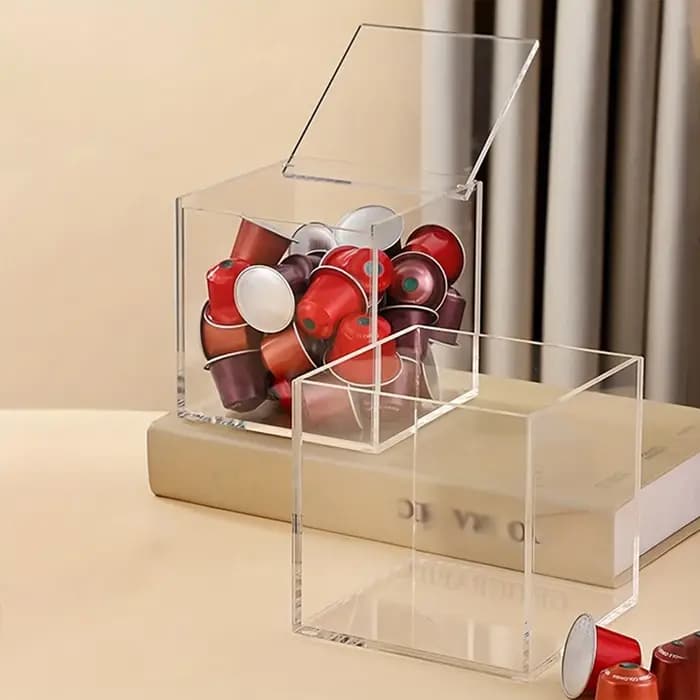 Boîte de rangement porte-capsules de café