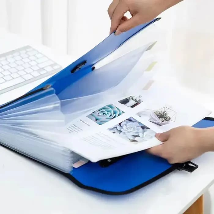 Sac d'orgue Vertical, dossier de fichiers A4 épais