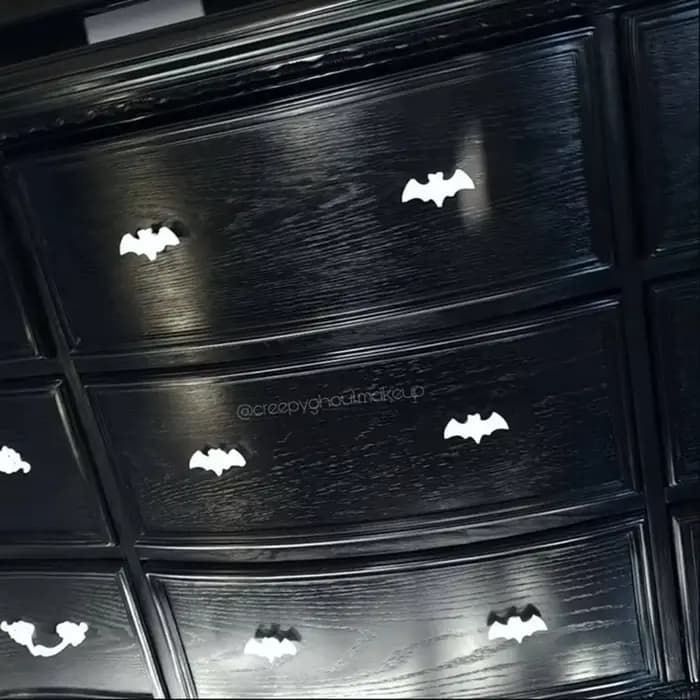 1 pièces chauve-souris armoire bouton acier tiroir main tire