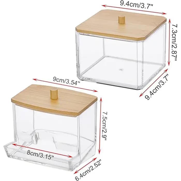 Boîte de rangement pour cotons-tiges