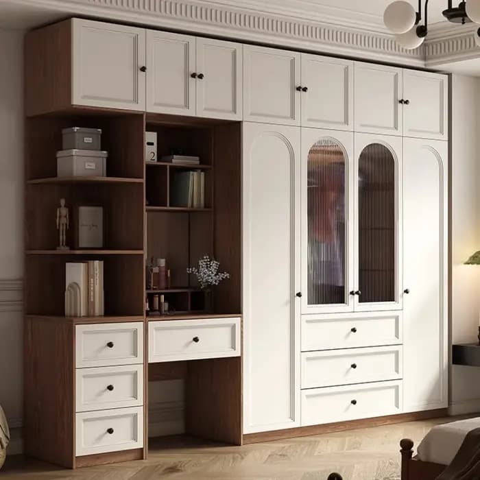 Armoire à tiroirs transparents