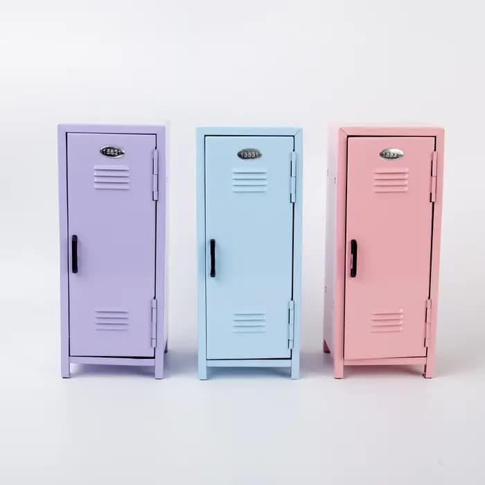 Armoire de rangement compacte en métal - Mini coffre-fort pour bureau