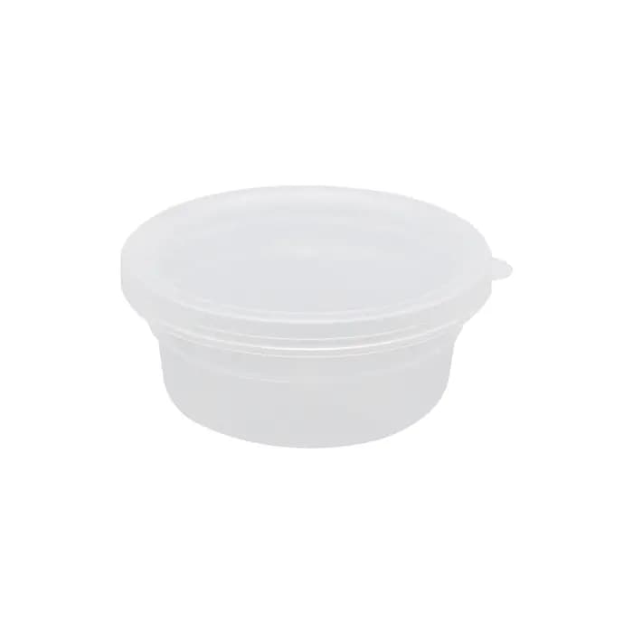Pack de 20 boîtes rondes transparentes pour l'artisanat