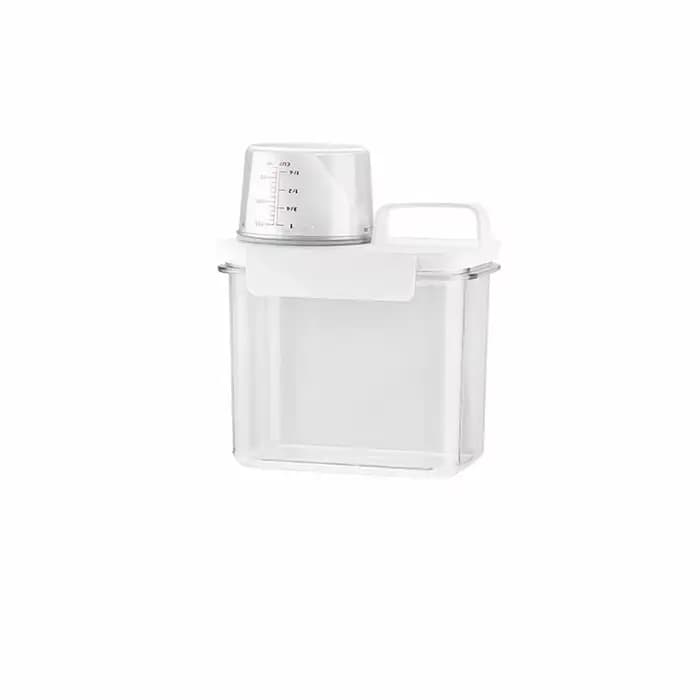 Distributeur hermétique de détergent à lessive, boîte de rangement de poudre, récipient de liquide d