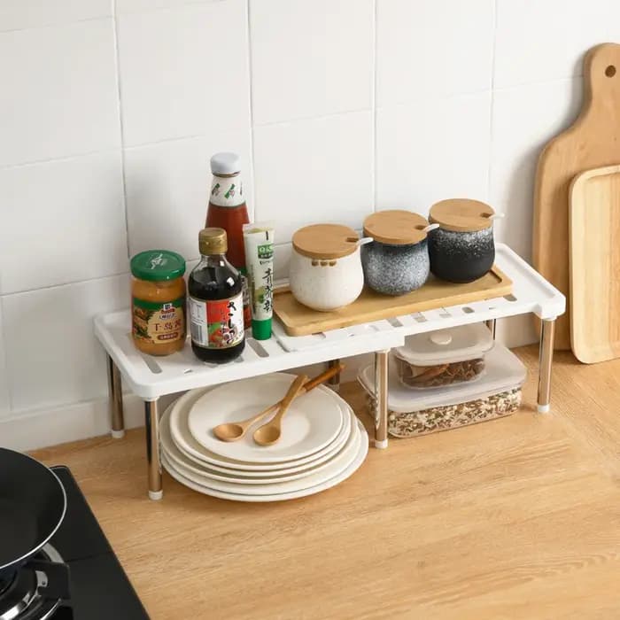 Étagère de cuisine T1 de rangement rétractable