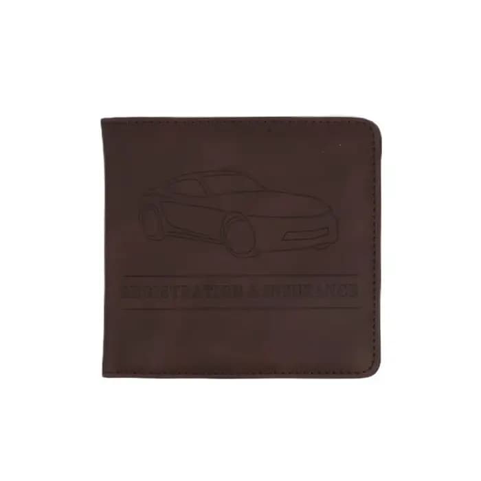 Porte-carte d'immatriculation de conduire et d'assurance, boîte à gants de véhicule en cuir, Documen