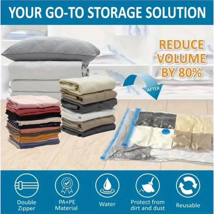 Sacs de rangement sous vide pour vêtements/duvets