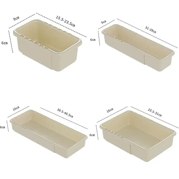 Boîte de rangement de séparation évolutive