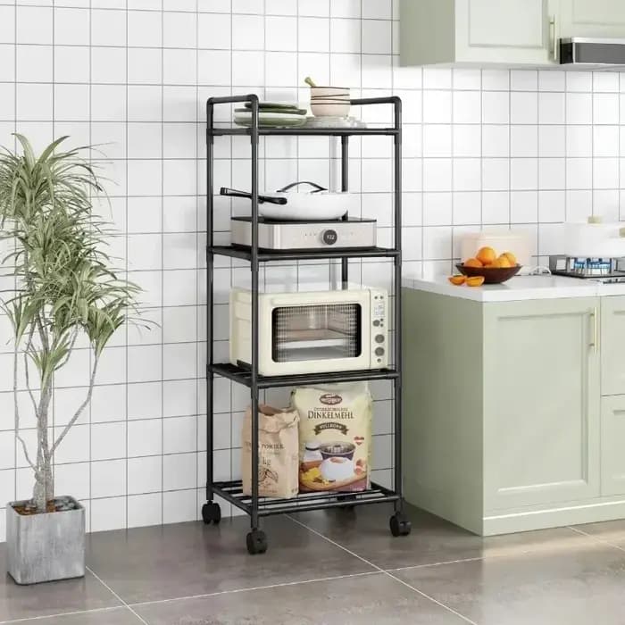 Support de rangement au sol multicouche de cuisine
