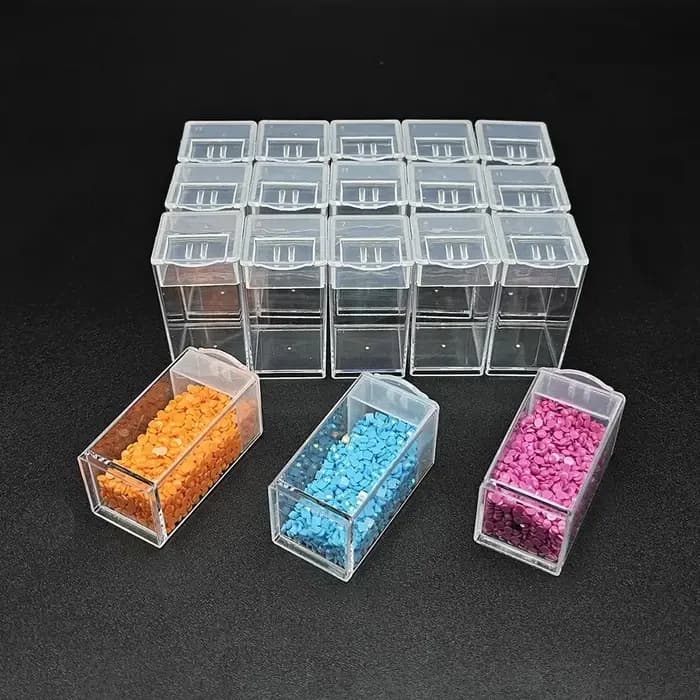 Boîte de rangement pour outils de peinture diamant