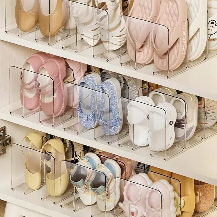 Rangement de chaussures en plastique simple T1