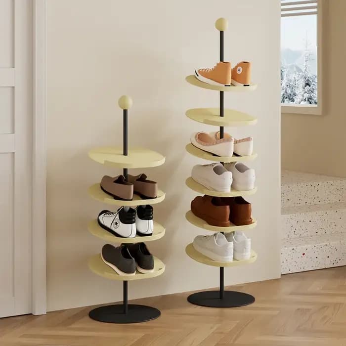 Étagère à chaussures étroite à plusieurs niveaux