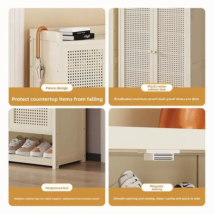 Armoire à chaussures multicouche de grande capacité