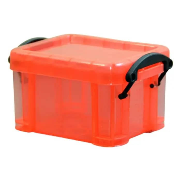 Mini boîte en plastique avec couvercle verrouillable