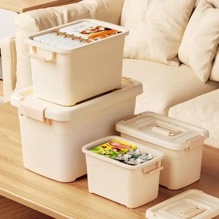 Boîte de rangement domestique multifonction