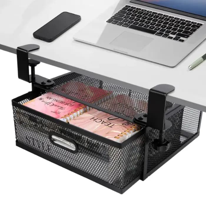 Organisateur de rangement pour tiroir sous le bureau