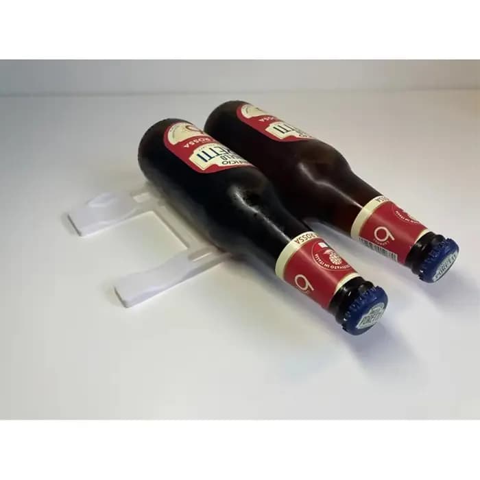 Porte-bouteille de réfrigérateur Anti-roulement Simple