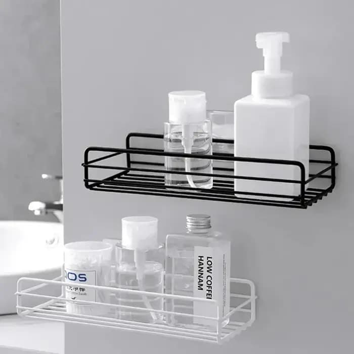 1 étagère d'angle triangulaire murale pour salle de bain