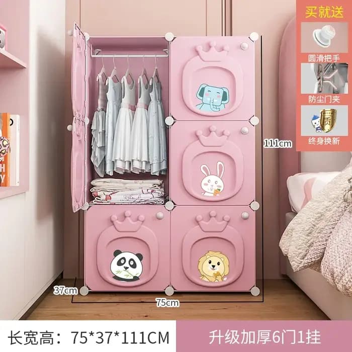 Armoire simple à étagères
