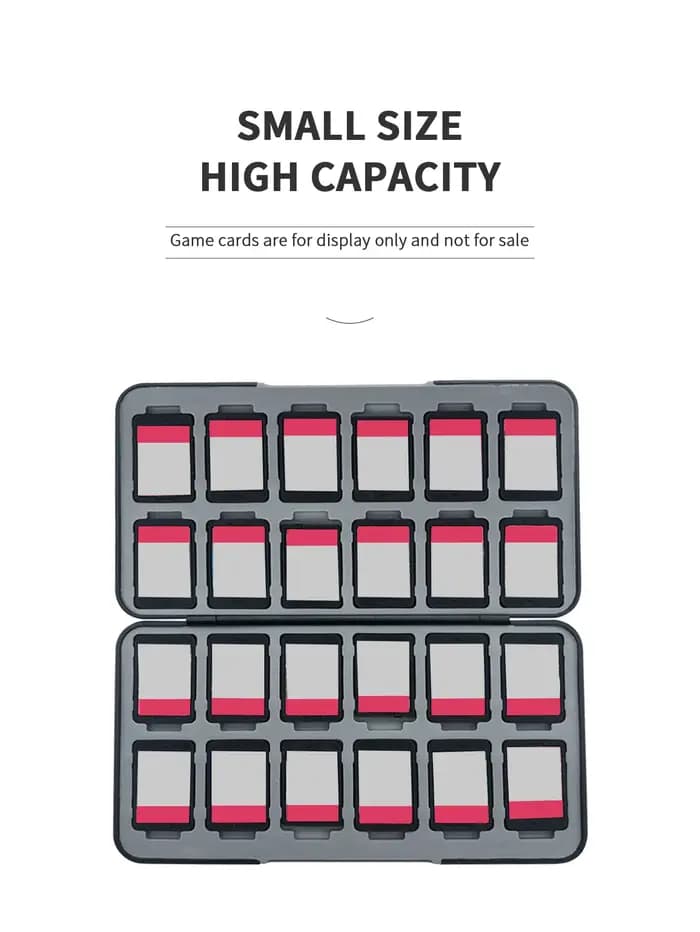Boîte de rangement pour cartes de jeu Switch