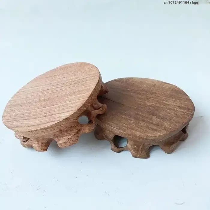 Mini étagère à plantes en bois