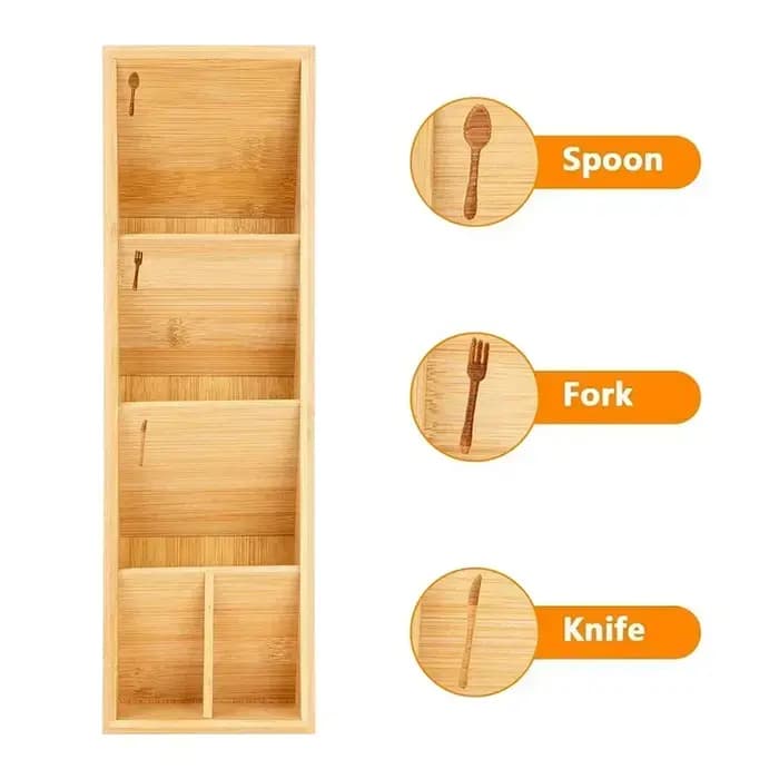 MELTool-Couverts Compacts en Bambou