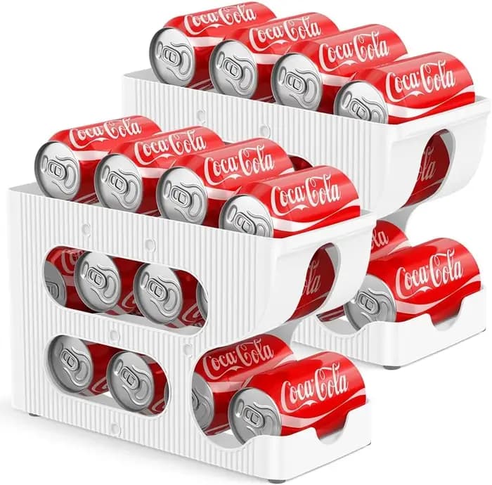 1 pièce : Distributeur de canettes de soda pour réfrigérateur et congélateur