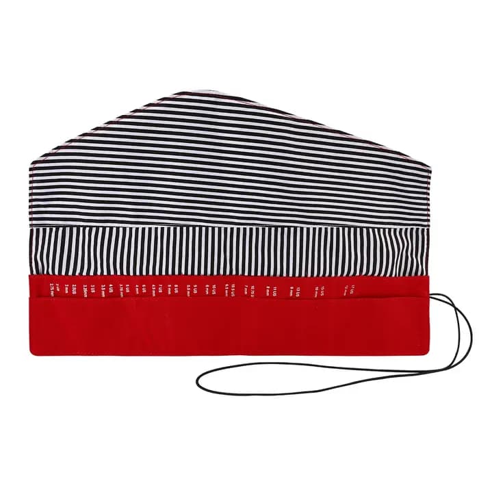 Sac de rangement vide pliable pour aiguilles à tricoter, sac de rangement pour outils de couture, or