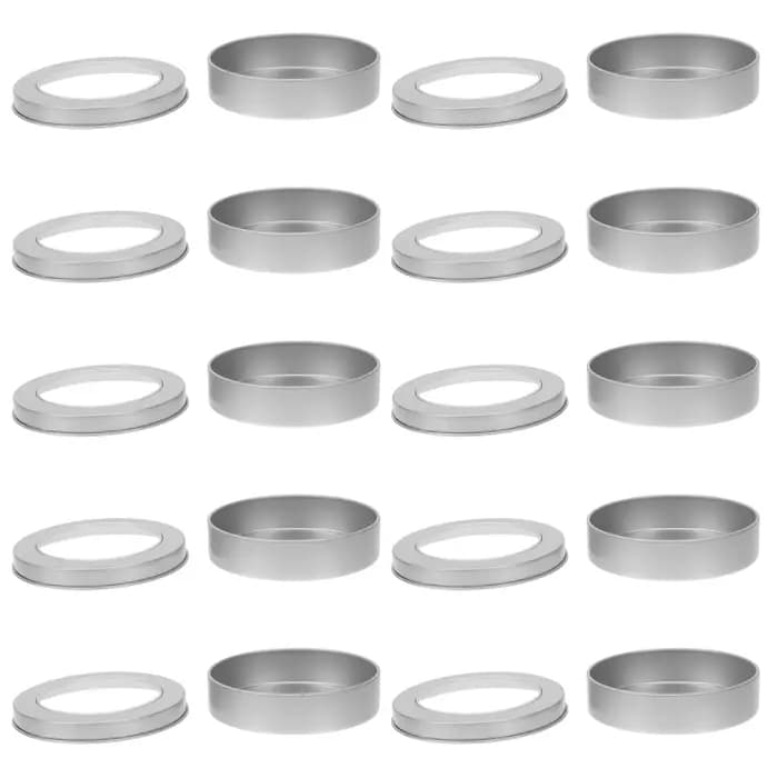 Conteneur rond Durable en fer blanc pour gâteaux et bonbons