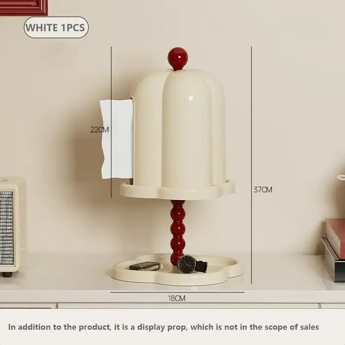 Boîte à mouchoirs rétro française dans le style ancien du sens avancé