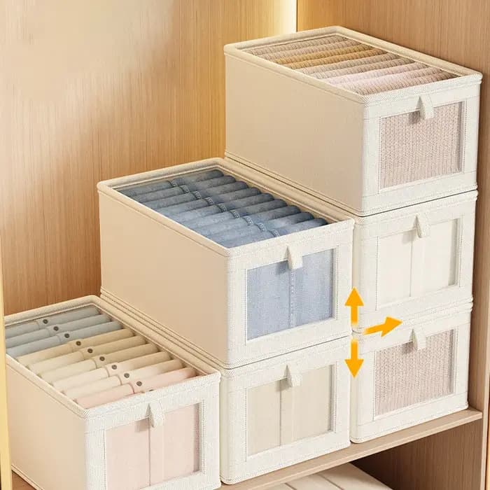 Boîte de rangement pliable pour vêtements