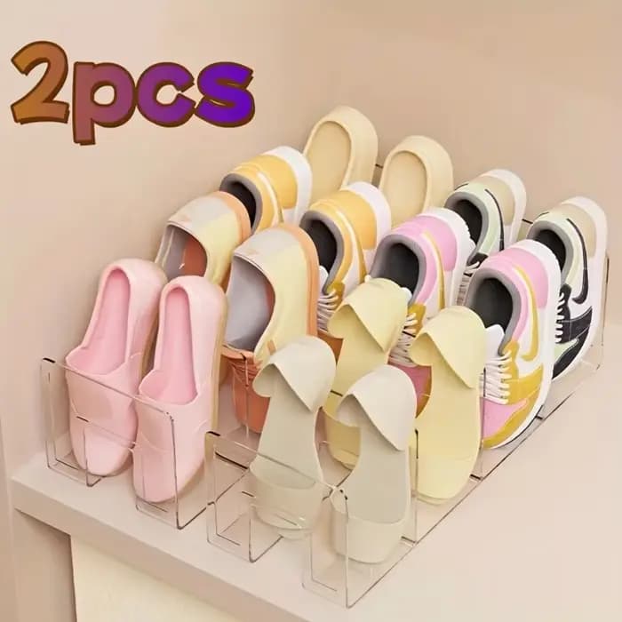 Étagère de rangement pour chaussures à 4 compartiments