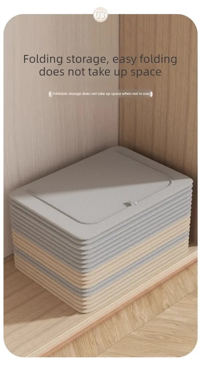 Boîte de rangement en tissu Oxford 22L 66L 100L