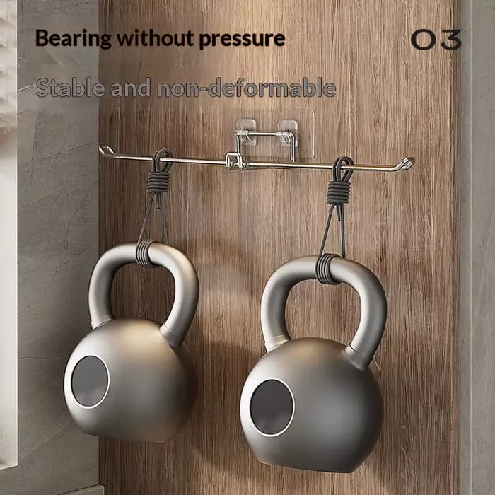Organisateur de rangement pour cintres à vêtements - Parfait pour le balcon