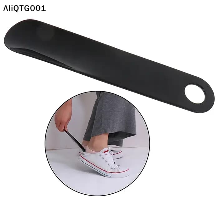 Chausse-pied en plastique noir portable et durable