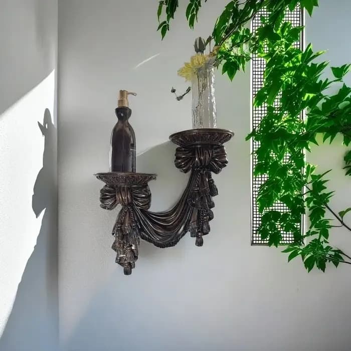 Étagère murale en résine pour salon moderne
