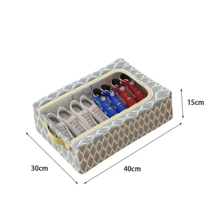 Boîte de rangement pliable pour chaussures sous le lit