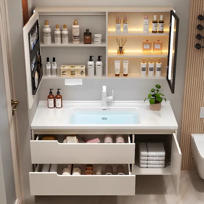 Armoire de salle de bain de luxe moderne