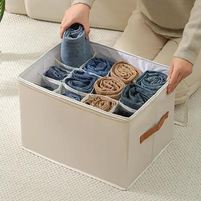 Boîte de rangement de chaussures pliable avec couvercle